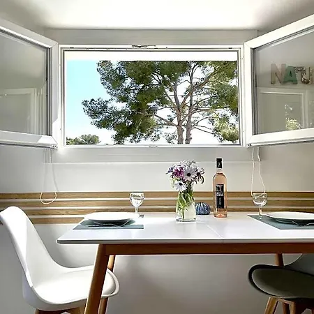 L'auguiere Est, Maisonnette Sans Vis-a-vis Et Au Calme Avec Vue Sur Les Vignes 3* Hyeres